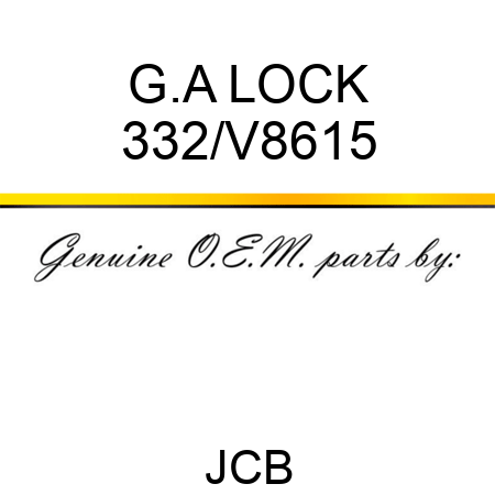 G.A LOCK 332/V8615