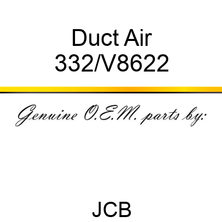 Duct, Air 332/V8622