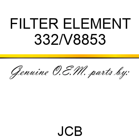 FILTER ELEMENT 332/V8853