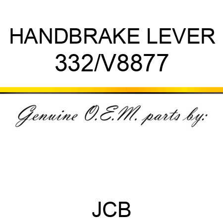 HANDBRAKE LEVER 332/V8877