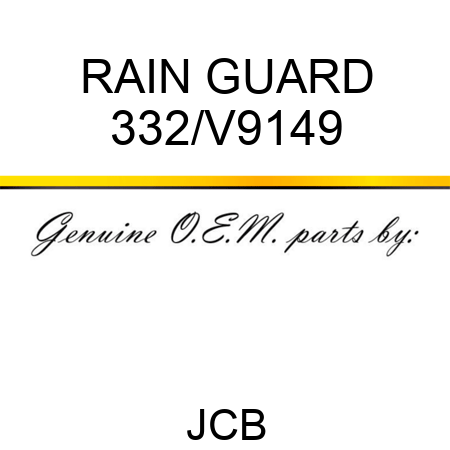 RAIN GUARD 332/V9149