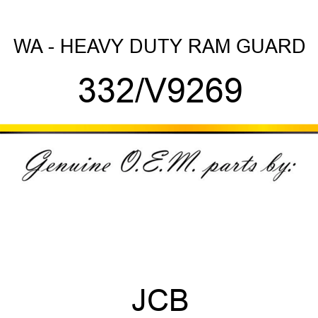 WA - HEAVY DUTY RAM GUARD 332/V9269