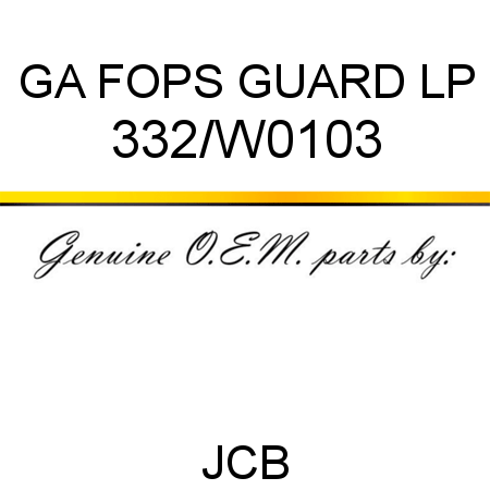 GA FOPS GUARD LP 332/W0103