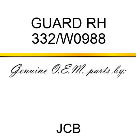 GUARD RH 332/W0988