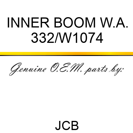 INNER BOOM W.A. 332/W1074