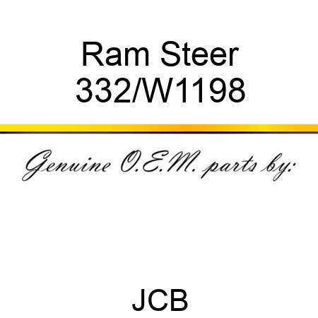 Ram, Steer 332/W1198