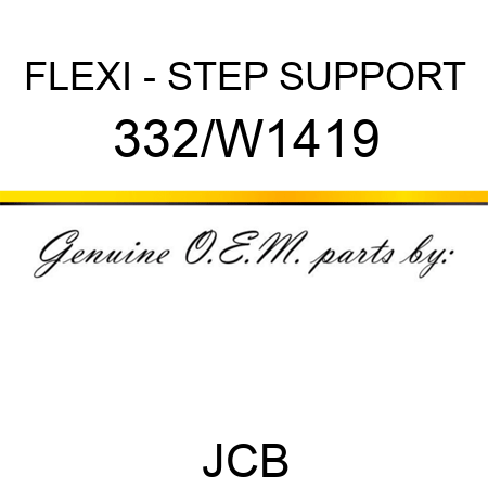 FLEXI - STEP SUPPORT 332/W1419