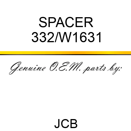 SPACER 332/W1631