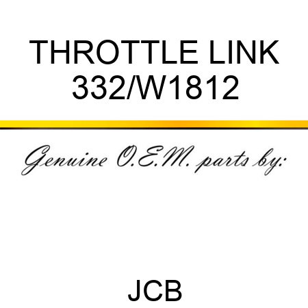 THROTTLE LINK 332/W1812