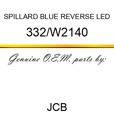SPILLARD BLUE REVERSE LED 332/W2140