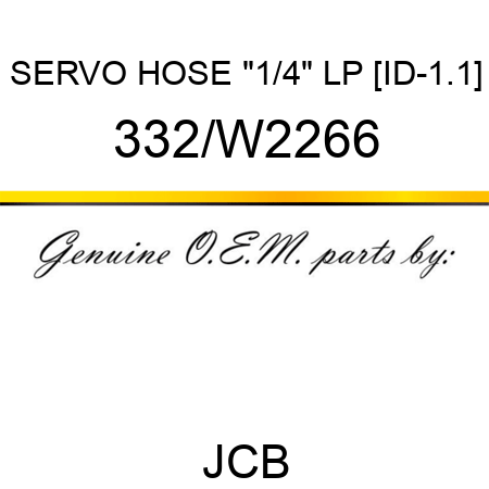SERVO HOSE 