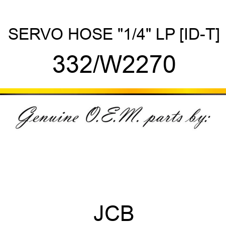 SERVO HOSE 