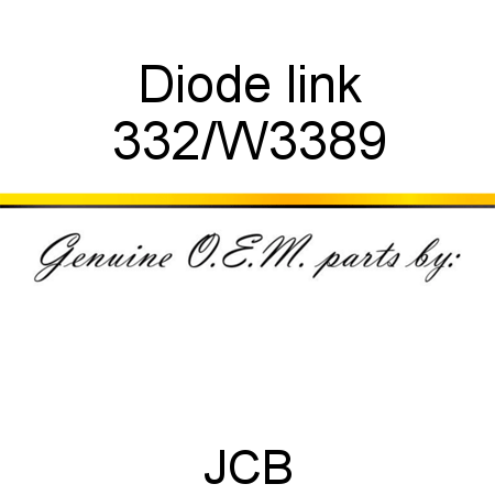 Diode, link 332/W3389