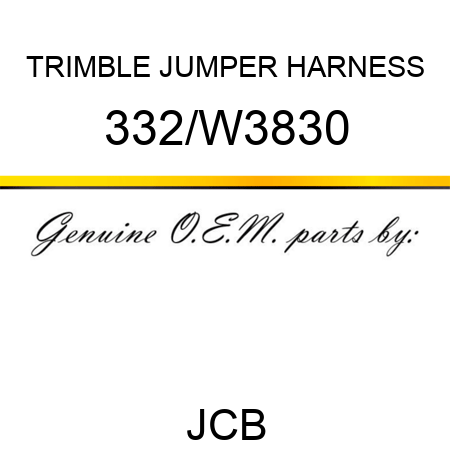 TRIMBLE JUMPER HARNESS 332/W3830