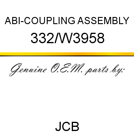 ABI-COUPLING ASSEMBLY 332/W3958