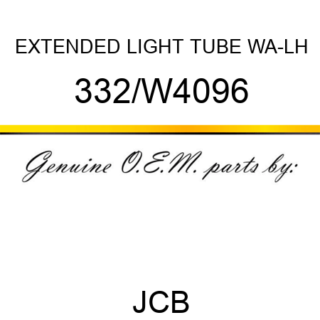 EXTENDED LIGHT TUBE WA-LH 332/W4096