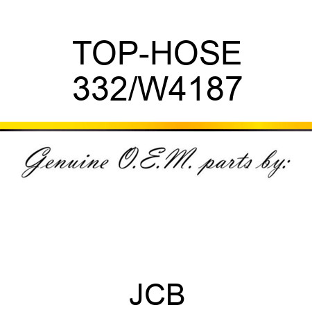 TOP-HOSE 332/W4187
