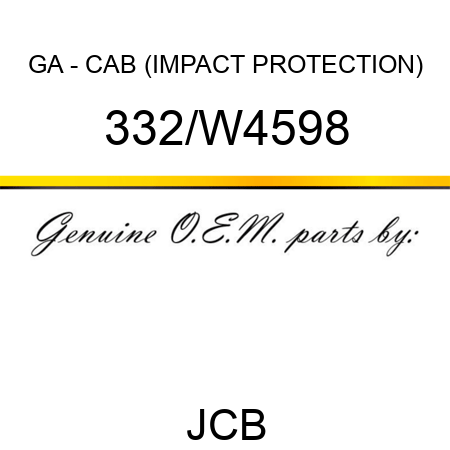 GA - CAB (IMPACT PROTECTION) 332/W4598