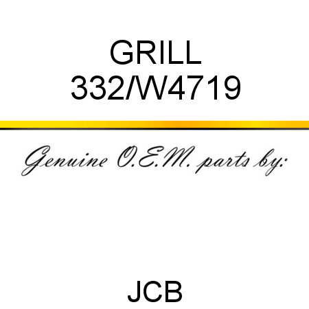 GRILL, 332/W4719