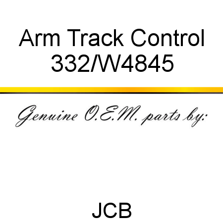 Arm, Track Control 332/W4845