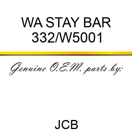 WA STAY BAR 332/W5001