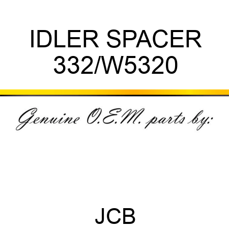 IDLER SPACER 332/W5320