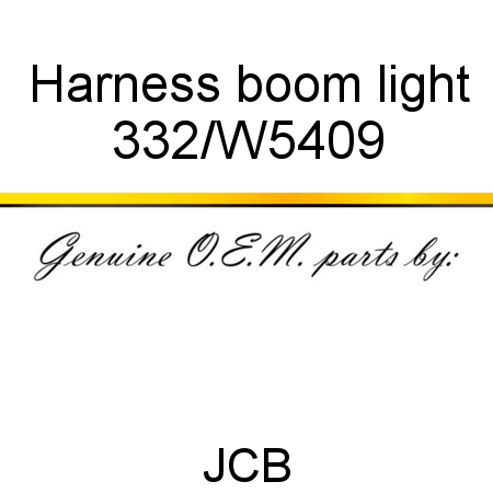 Harness, boom light 332/W5409