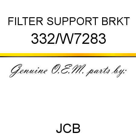 FILTER SUPPORT BRKT, 332/W7283