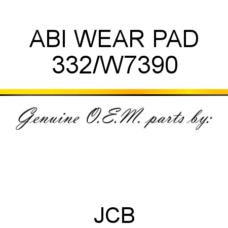 ABI WEAR PAD 332/W7390