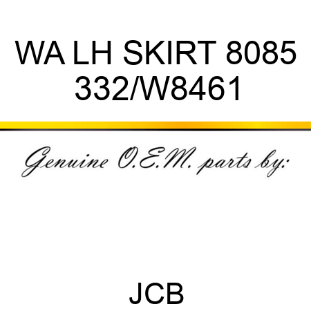 WA LH SKIRT 8085 332/W8461