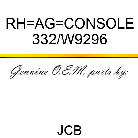 RH_AG_CONSOLE 332/W9296