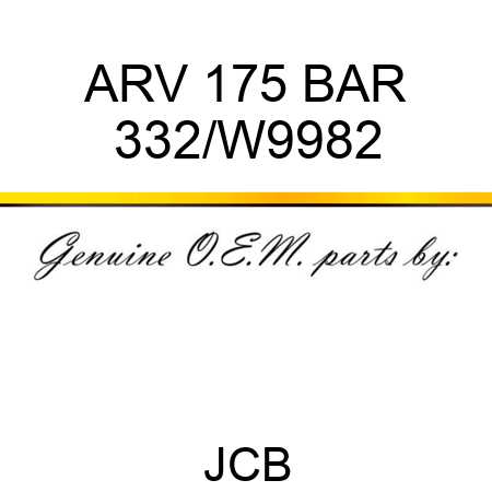 ARV 175 BAR 332/W9982