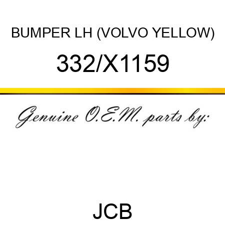 BUMPER LH (VOLVO YELLOW) 332/X1159