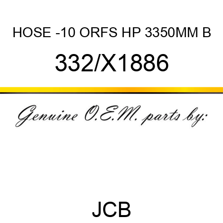 HOSE -10 ORFS HP 3350MM B 332/X1886
