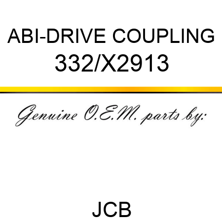 ABI-DRIVE COUPLING 332/X2913