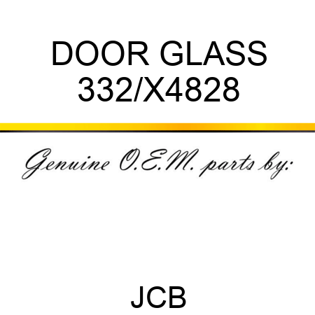 DOOR GLASS 332/X4828