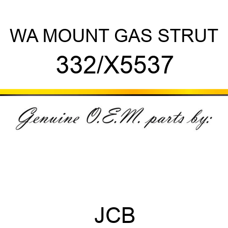 WA MOUNT, GAS STRUT 332/X5537