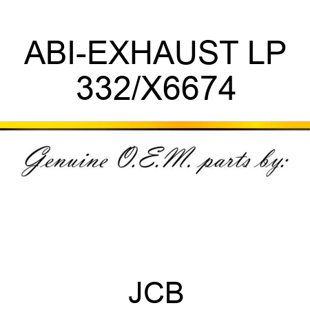 ABI-EXHAUST LP 332/X6674