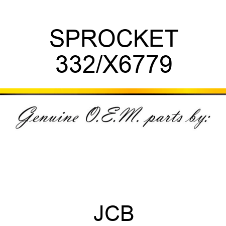 SPROCKET 332/X6779