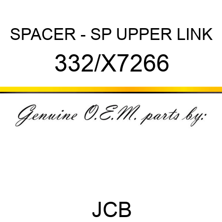 SPACER - SP UPPER LINK 332/X7266