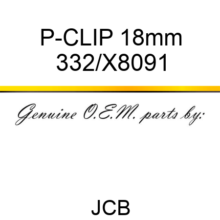 P-CLIP 18mm 332/X8091