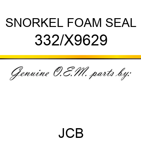 SNORKEL FOAM SEAL 332/X9629