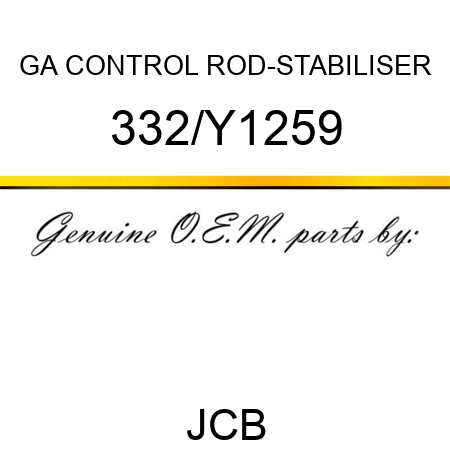 GA CONTROL ROD-STABILISER 332/Y1259