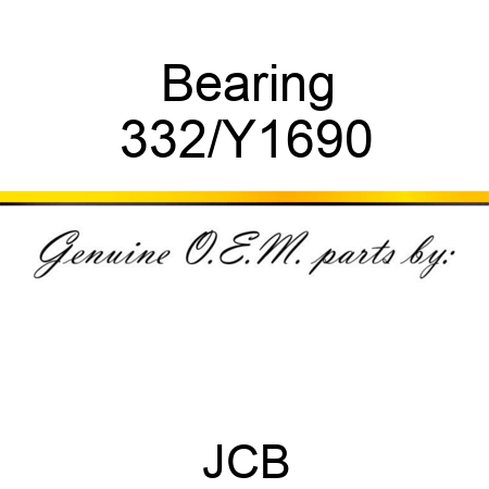 Bearing 332/Y1690