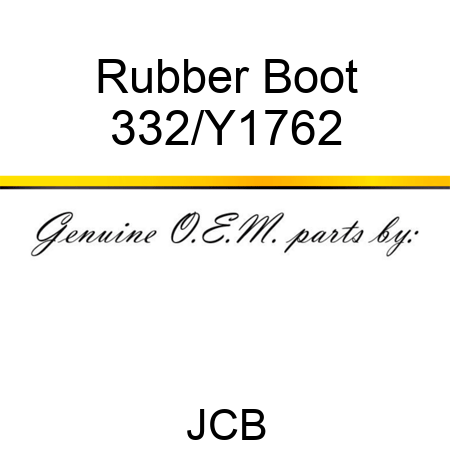 Rubber Boot 332/Y1762