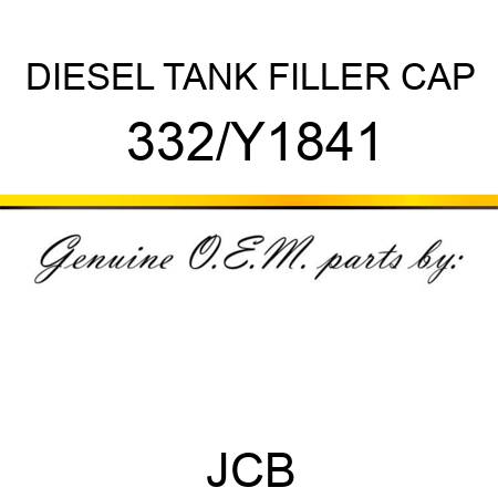 DIESEL TANK FILLER CAP 332/Y1841