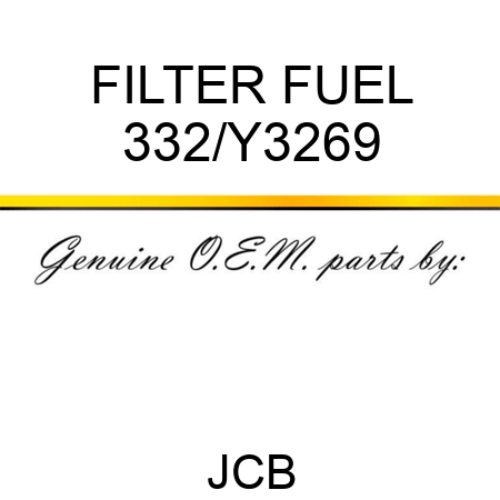 FILTER FUEL 332/Y3269