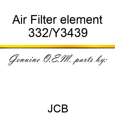 Air Filter element 332/Y3439