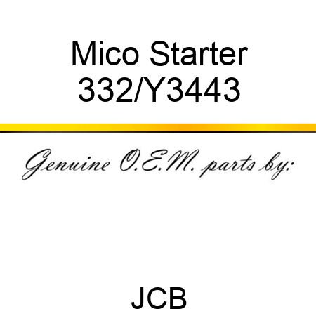 Mico Starter 332/Y3443