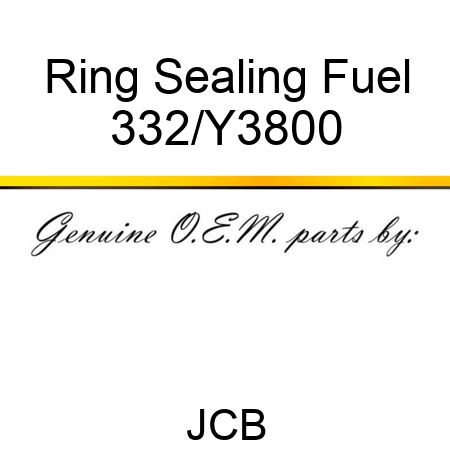 Ring Sealing Fuel 332/Y3800